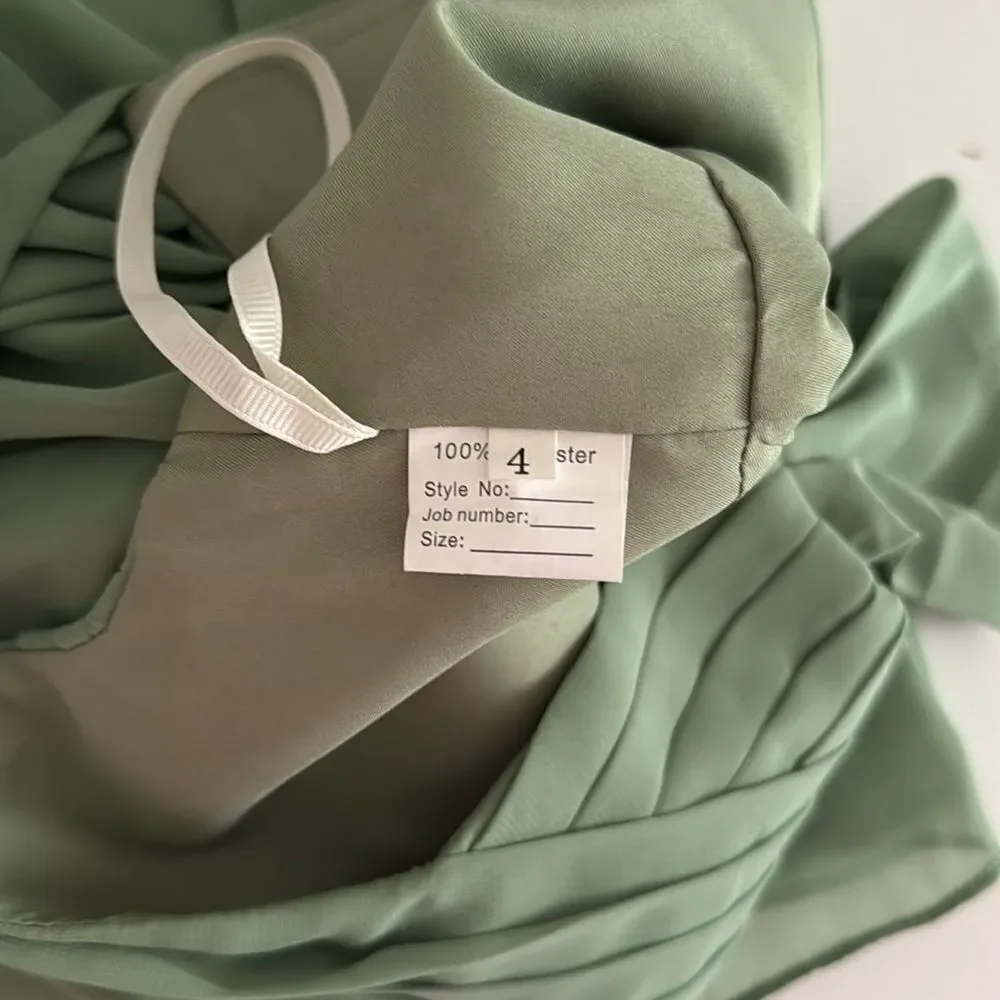 Sky city Elegant Green Kids Dress NWT